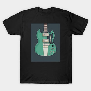 Inverness Green Solid Guitar T-Shirt